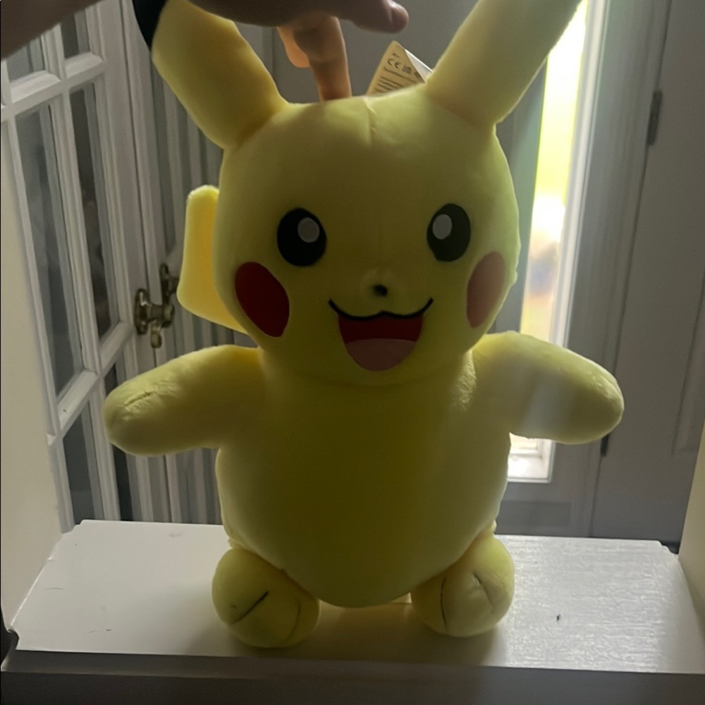Build-A-Bear Yellow and Red Stuffed Animal